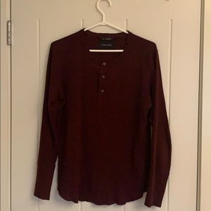 Wings & Horns Slub 1 x 1 Henley